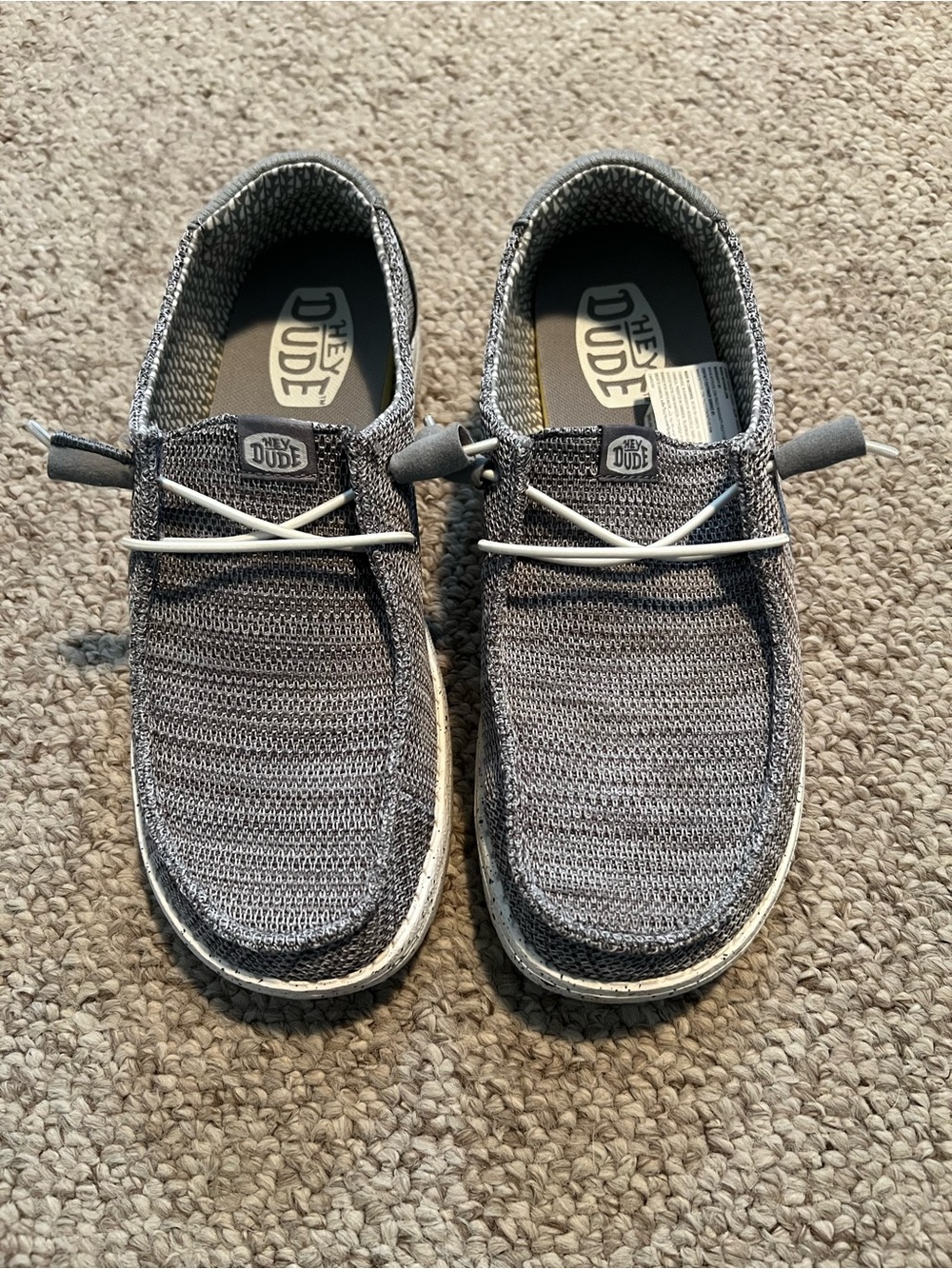 Women’s Hey Dude Gray Slip-ons Size 9
